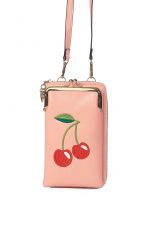 CHERRY PIE CROSS BODY PHONE BAG (lohen punainen)