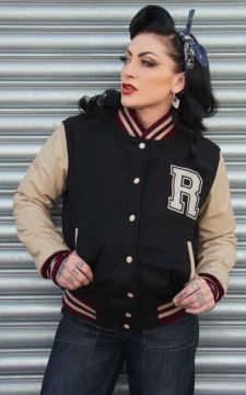 Baseball Jacket - Cracker Jack,  ladies_woll-collegejacke