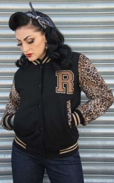 Baseball Jacket - Wild One, ladies_woll-collegejacke